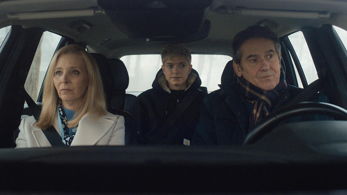 Lisa Kudrow, Mae Martin and Adrian Lukis in Feel Good
