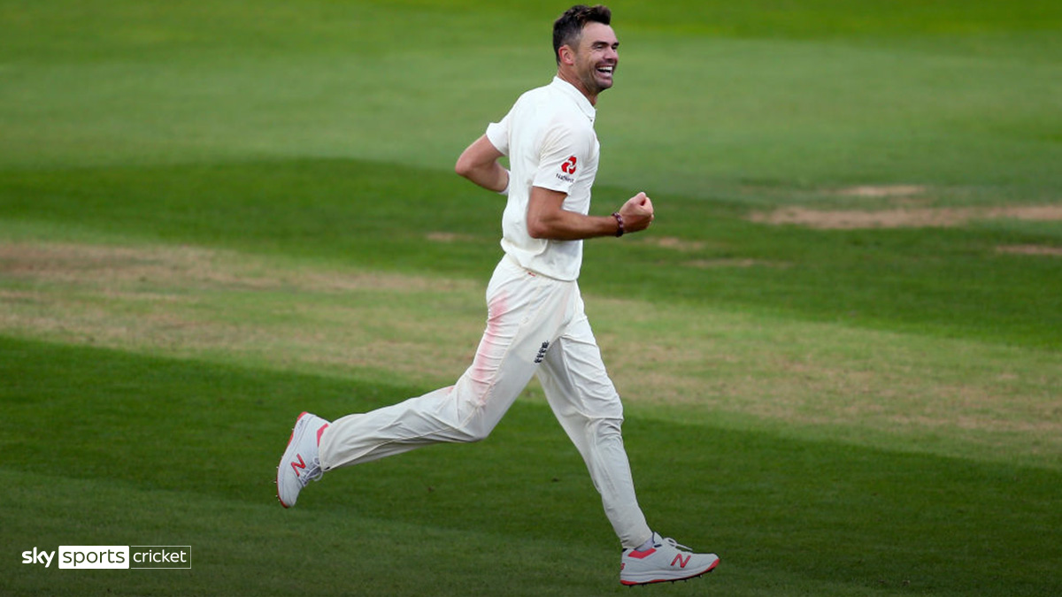 England cricketer James Anderson