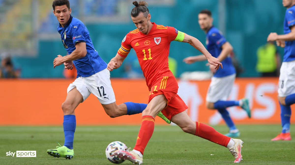 Gareth Bale in action for Wales