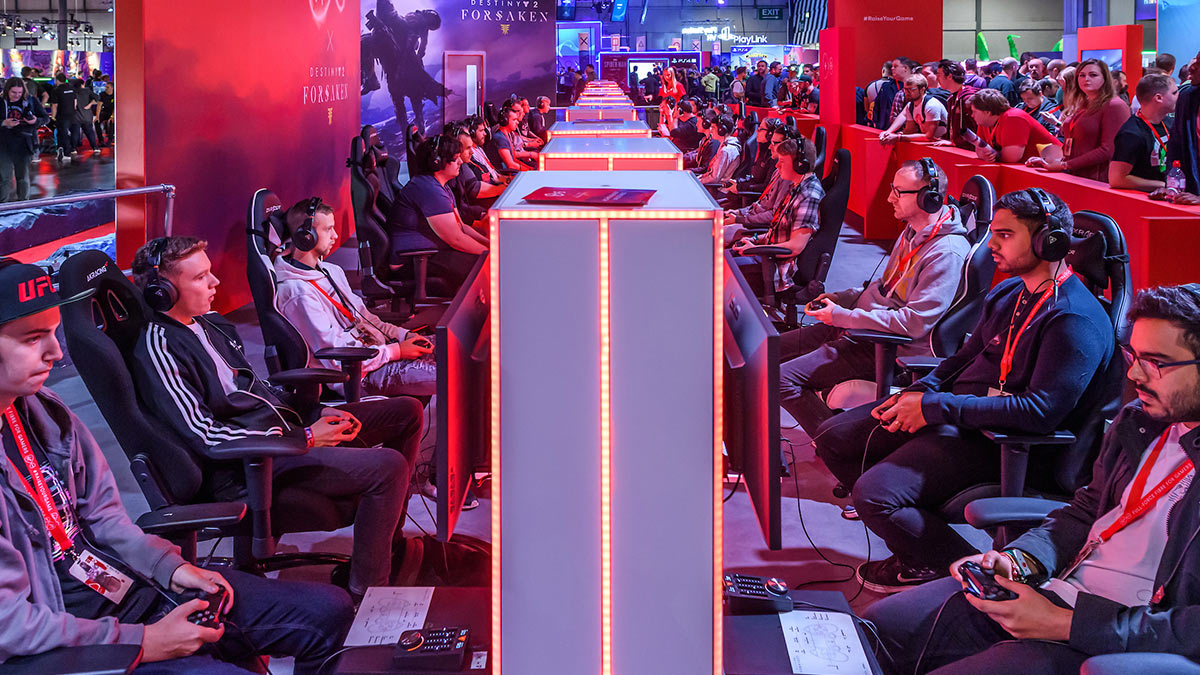 Gamers at EGX face off