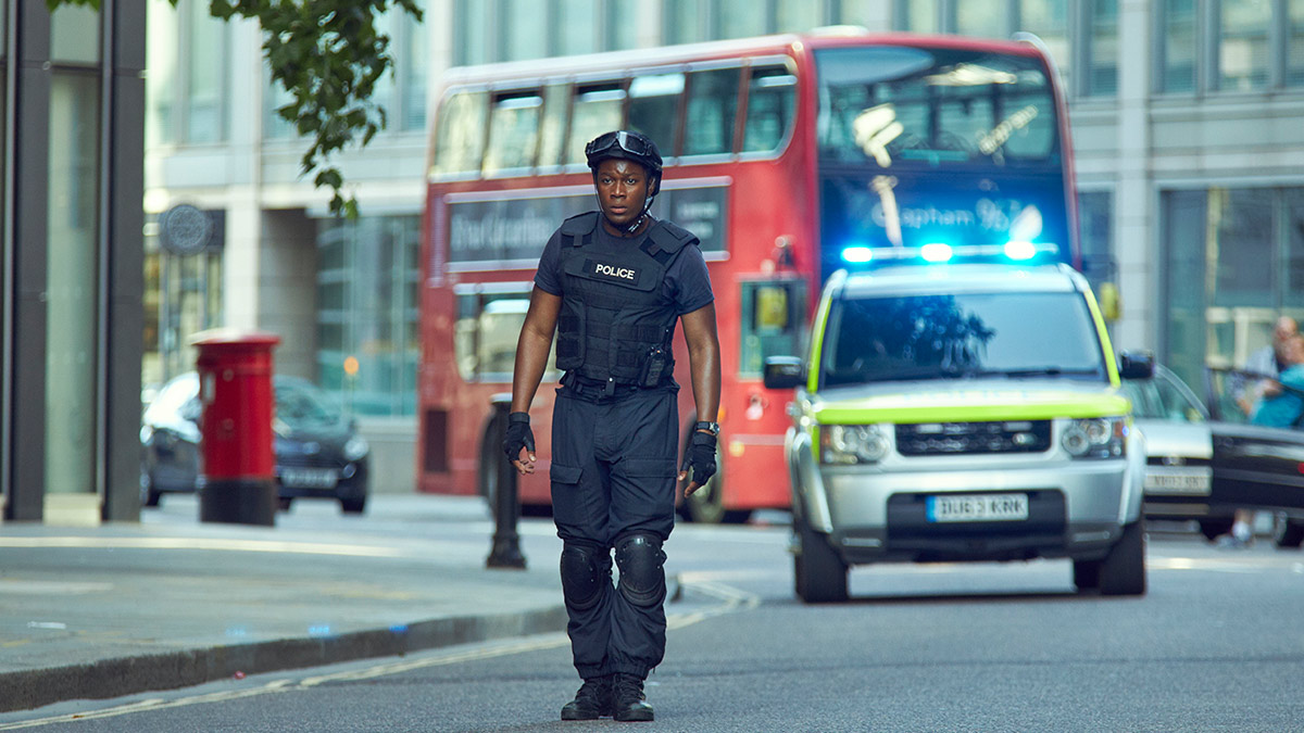 Eric Shango in Trigger Point on ITV