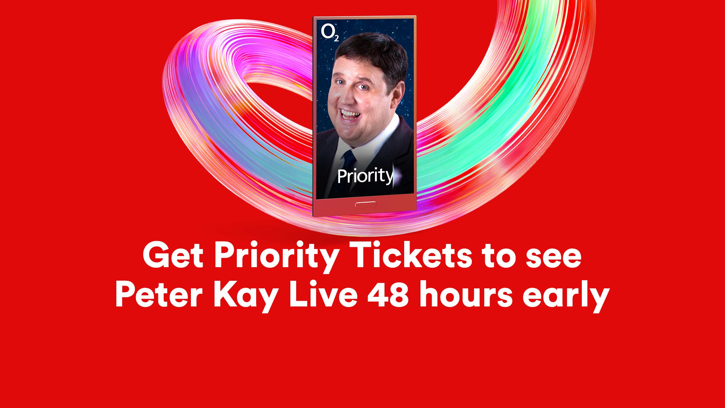Get Priority Tickets for Peter Kay Live through Priority from O2 Virgin Media