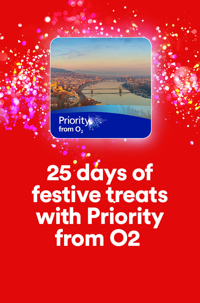 Get exclusive offers and win great prizes with Priority from O2 now