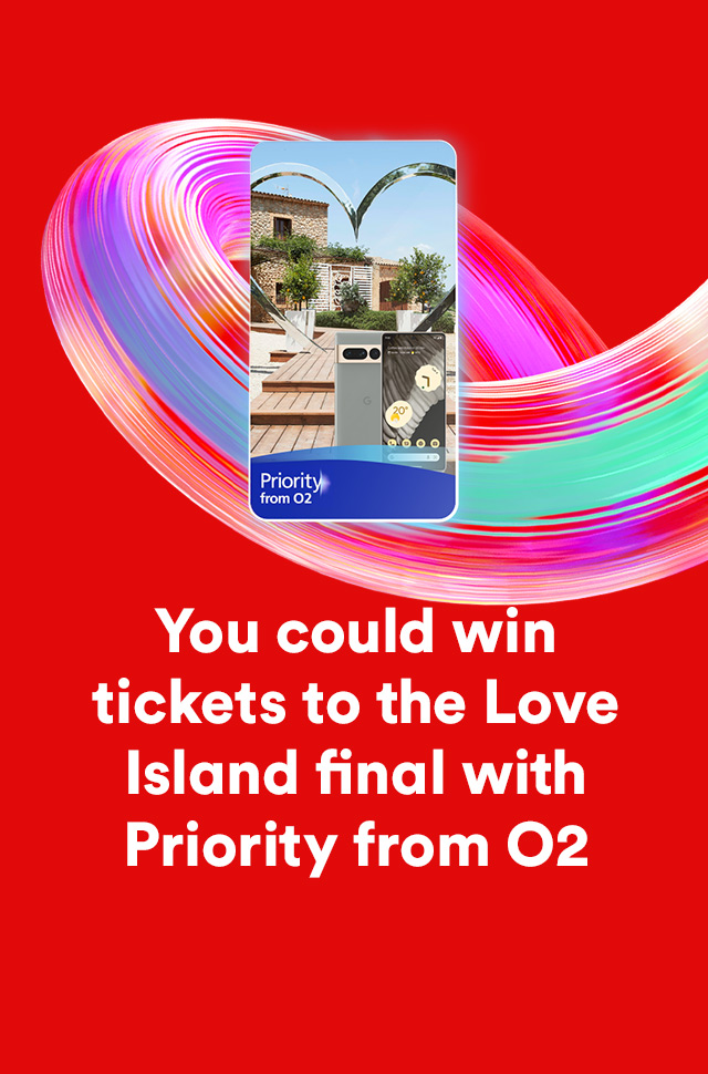 Win tickets to the Love Island final with Priority from O2 Virgin Media