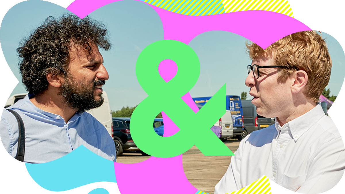 See Rob and Romesh try F1 training on Sky Max | Virgin Media - What Channel Is Rob And Romesh On
