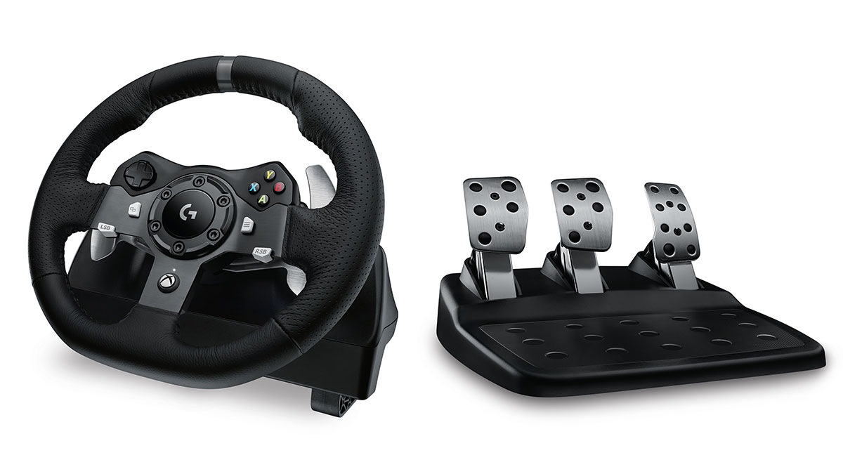 Logitech G920 Steering wheel and pedals