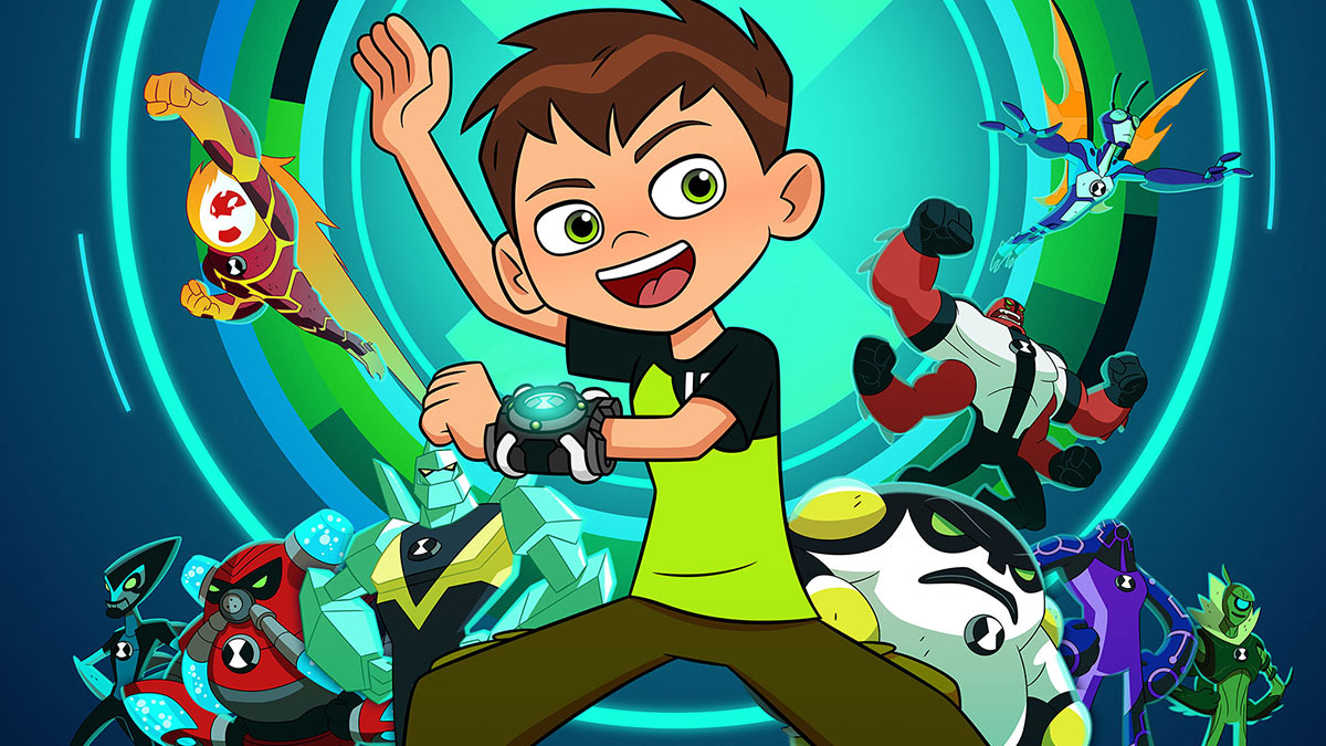 Ben 10 wearing his Omnitrix