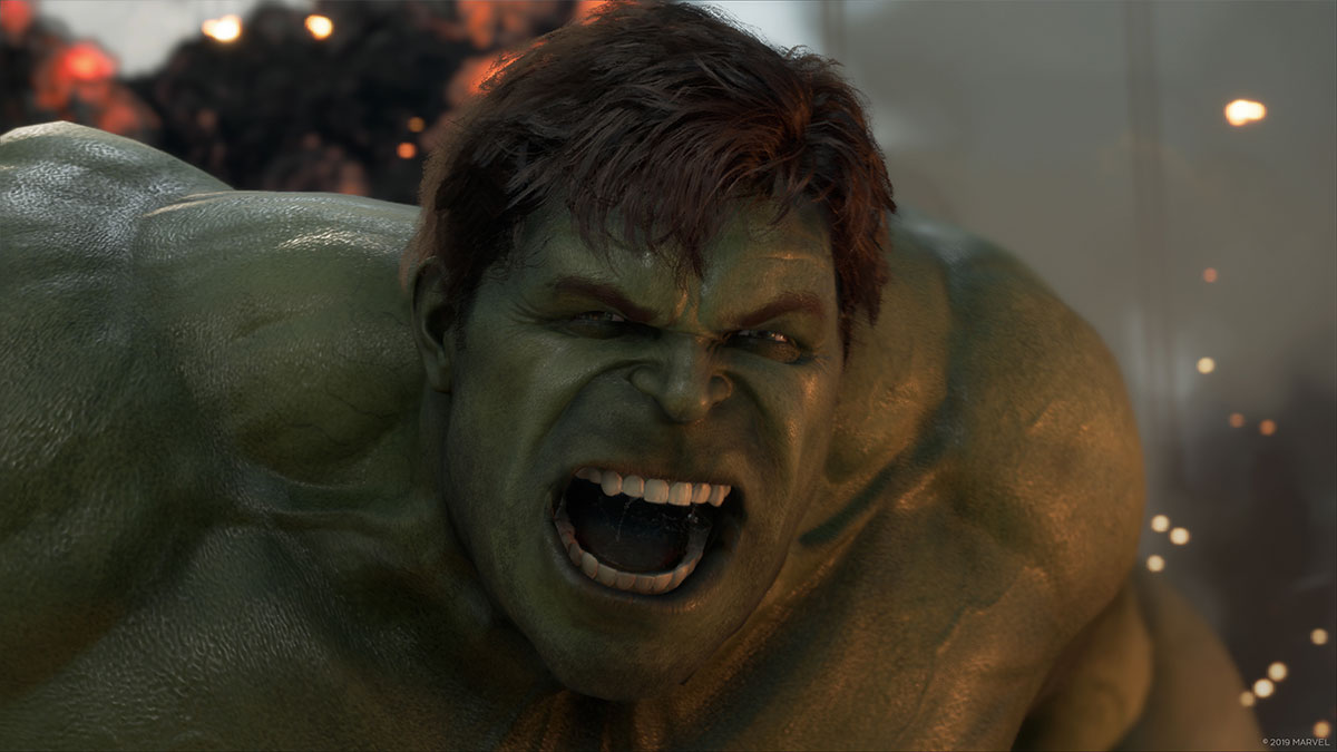 The Hulk in the Marvel's Avengers game