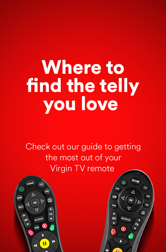 Virgin TV remote 