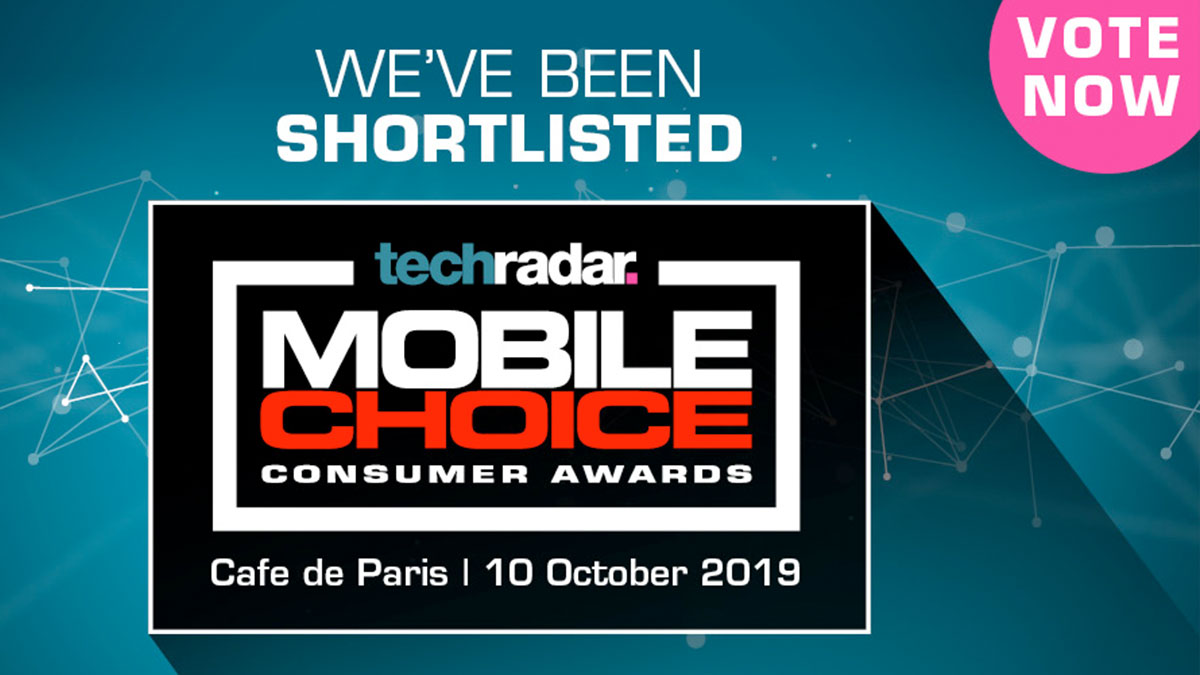 Virgin Media shortlisted for the TechRadar Mobile Choice Consumer Awards 2019