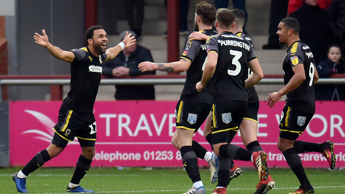 Andy Barcham AFC Wimbledon