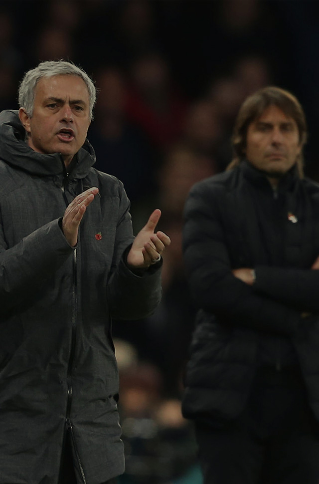 Jose Mourinho and Antonio Conte
