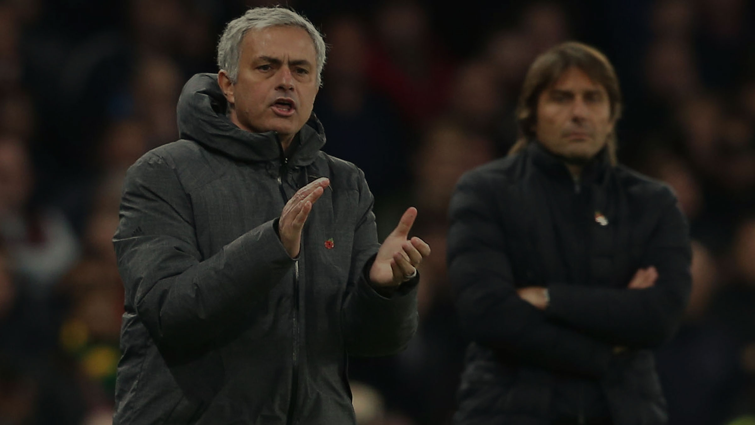 Jose Mourinho and Antonio Conte