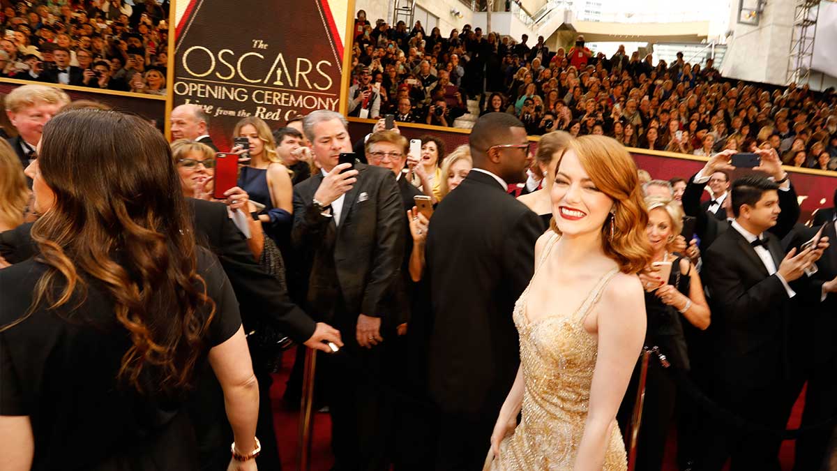 Emma Stone at the Oscars 2017