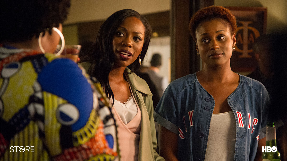 Issa James and Yvonne Orji in Insecure