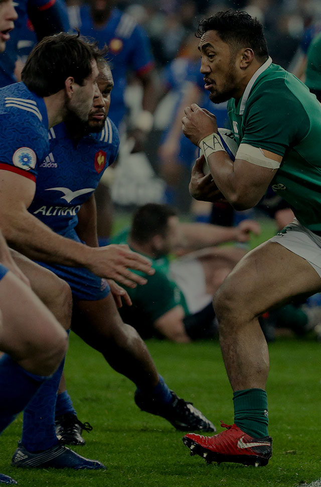 Ireland in action in the 6 Nations