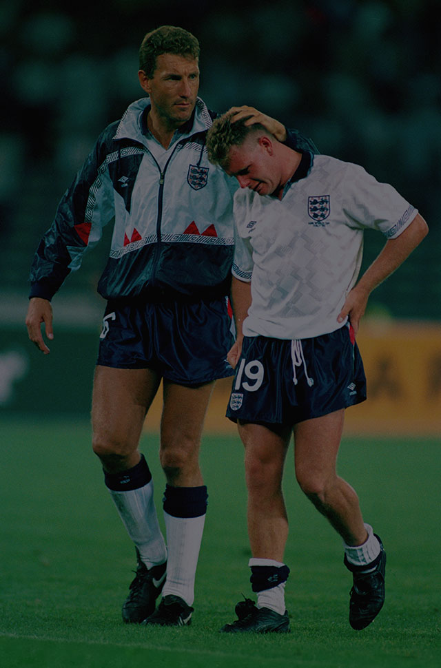 A crying Paul Gascoigne