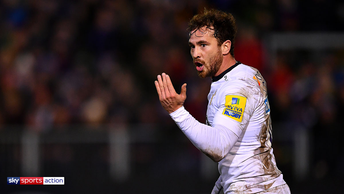 Danny Cipriani playing rugby for Wasps