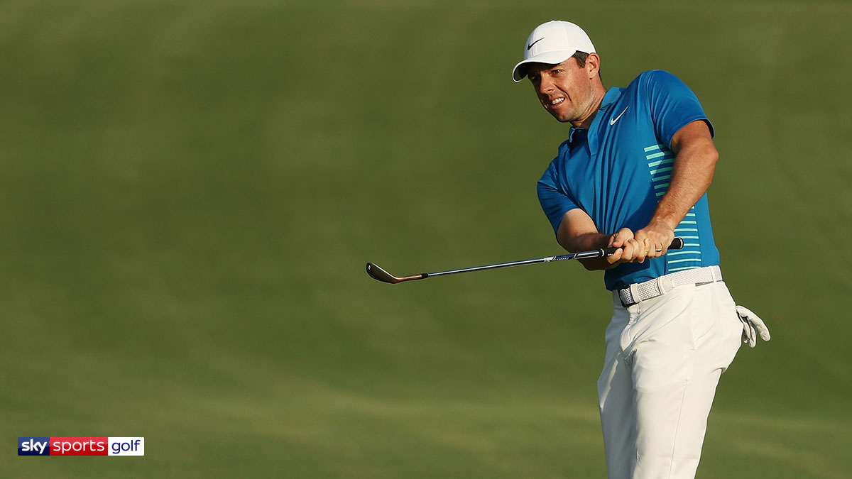 Rory McIlroy playing golf
