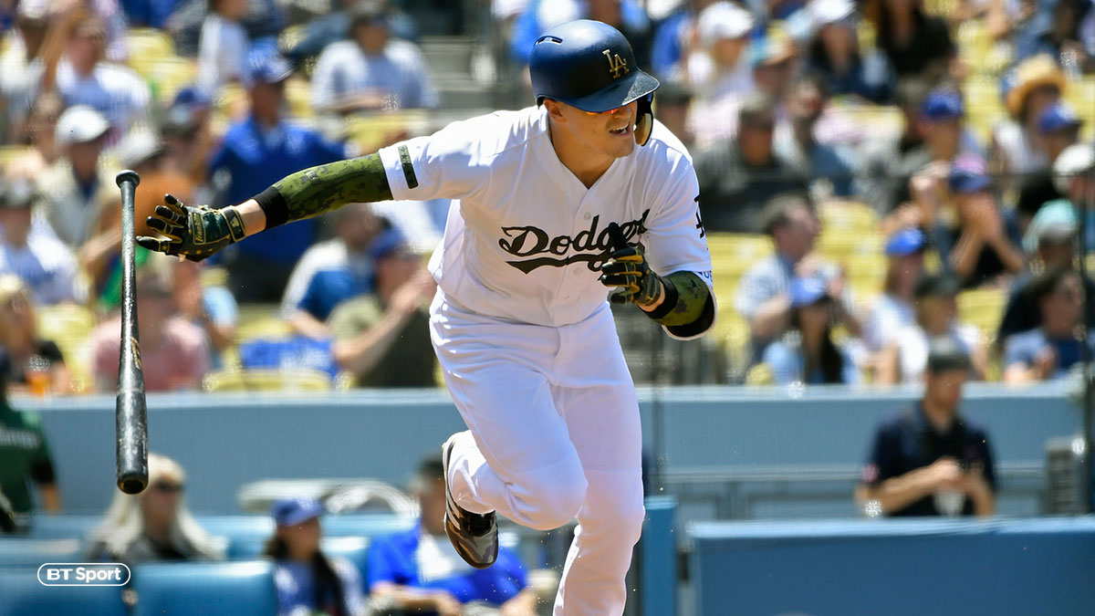 Baseball player heading for a homerun