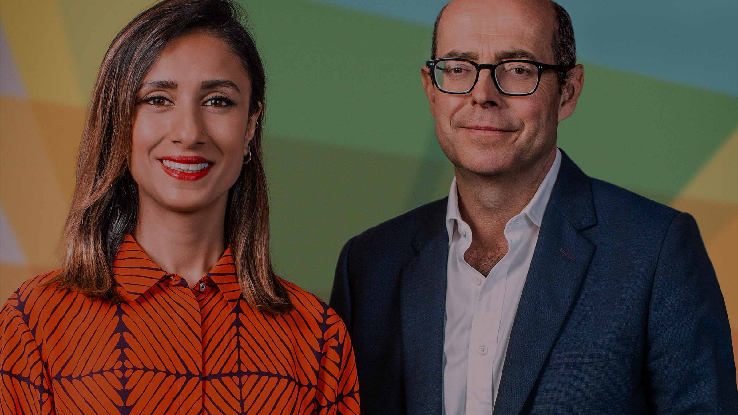 Anita Rani and Nick Robinson