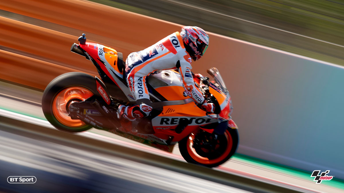 Reigning MotoGP world champion Marc Márquez