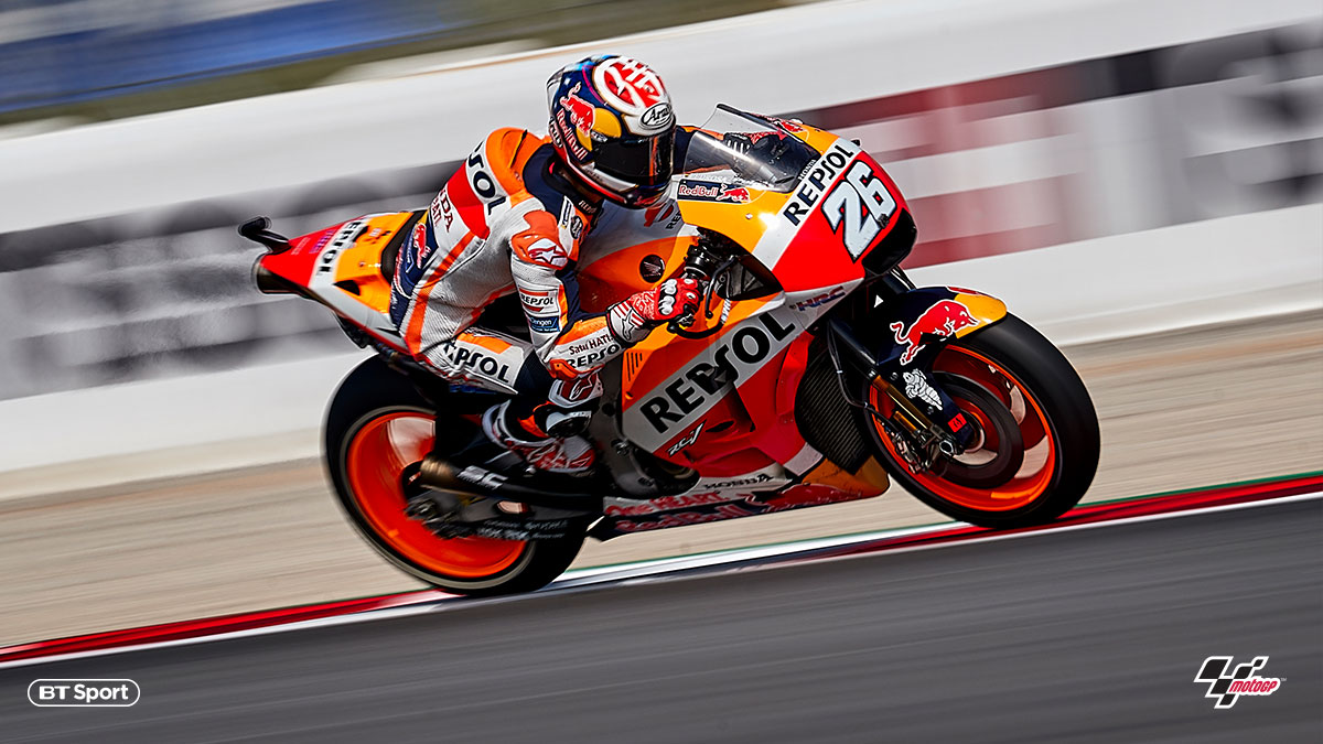 MotoGP racer Dani Pedrosa
