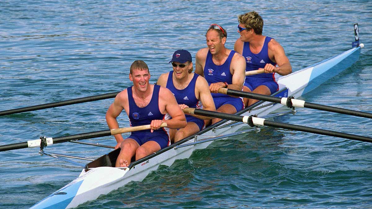 Olympic Gold medal winning Great Britain coxless four team